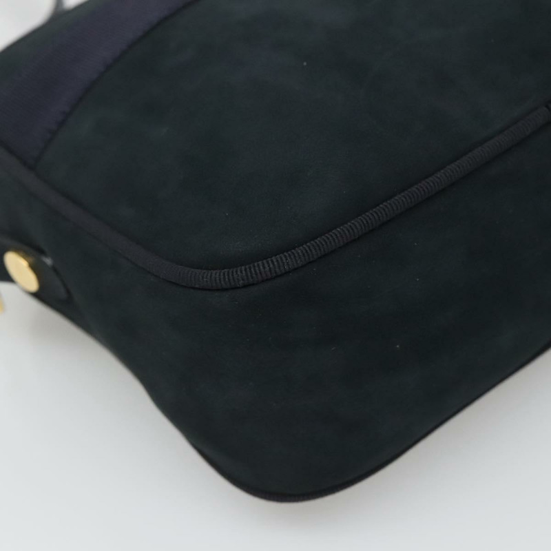 【日本直送】Salvatore Ferragamo Vala 單肩包 絨面革 海軍藍 金色 正品 gh061-13