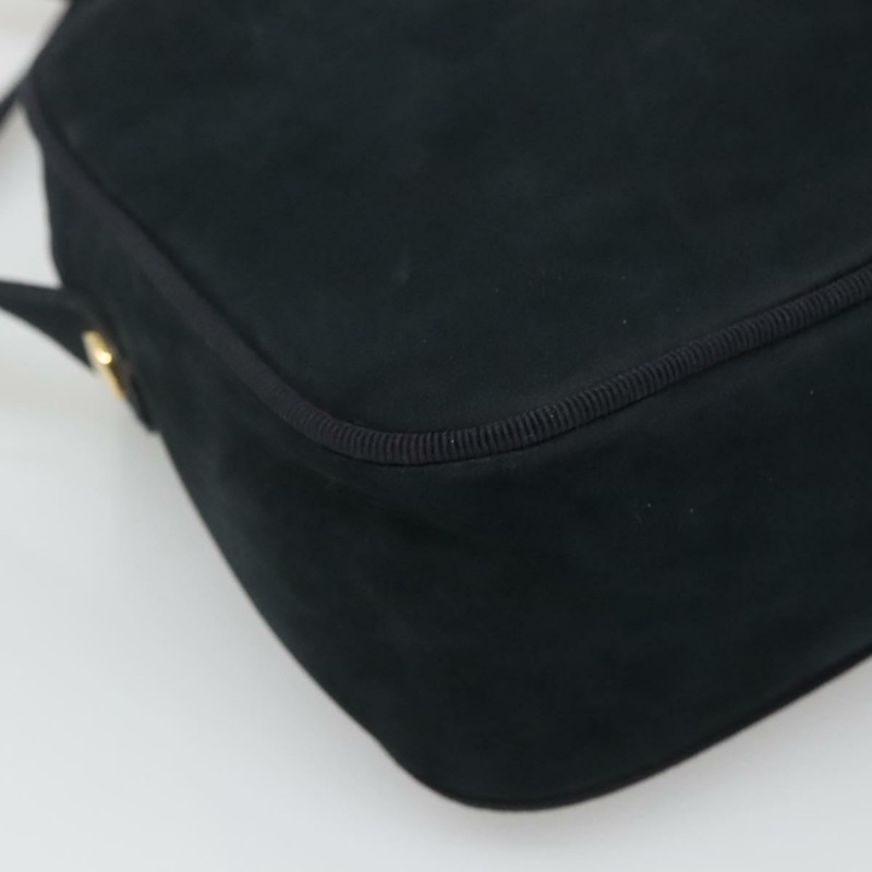 【日本直送】Salvatore Ferragamo Vala 單肩包 絨面革 海軍藍 金色 正品 gh061-15