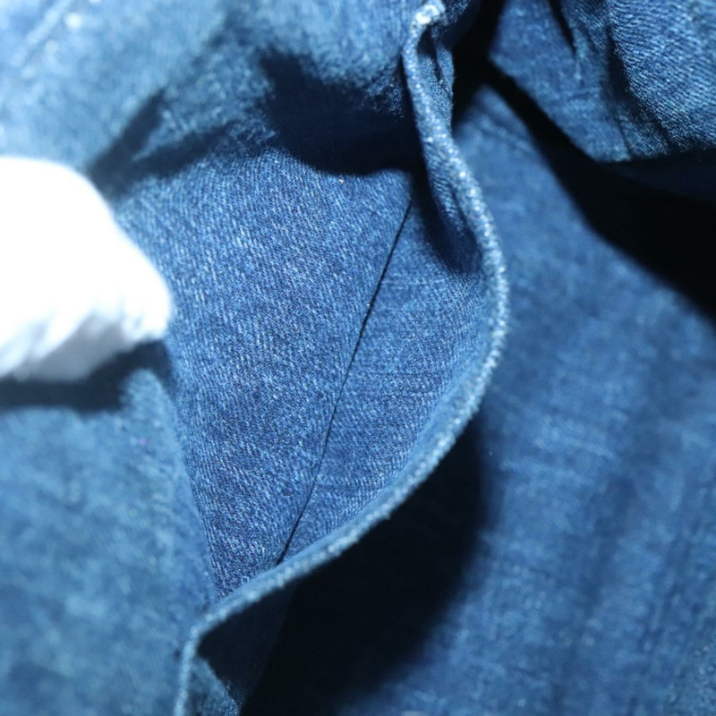 【日本直送】PRADA Bijoux Canapa PM 手袋 牛仔藍 銀色 正品 gh013-20