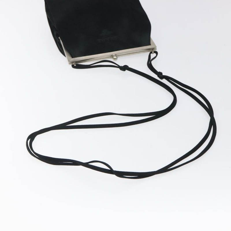 【日本直送】PRADA 單肩包 緞面黑色 正品 123908-6