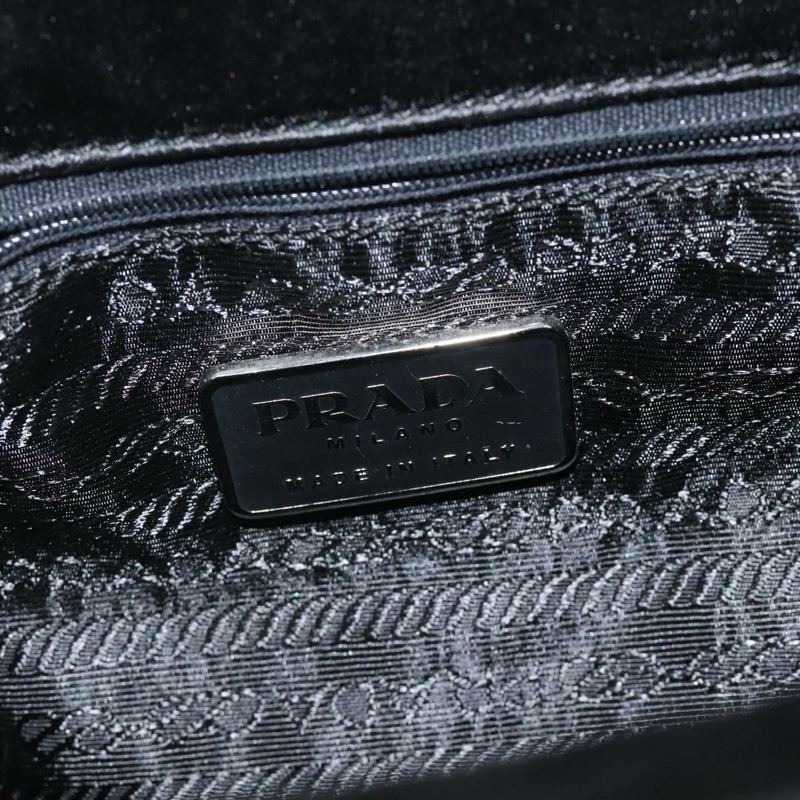 【日本直送】PRADA 單肩包 緞面黑色 正品 123908-17