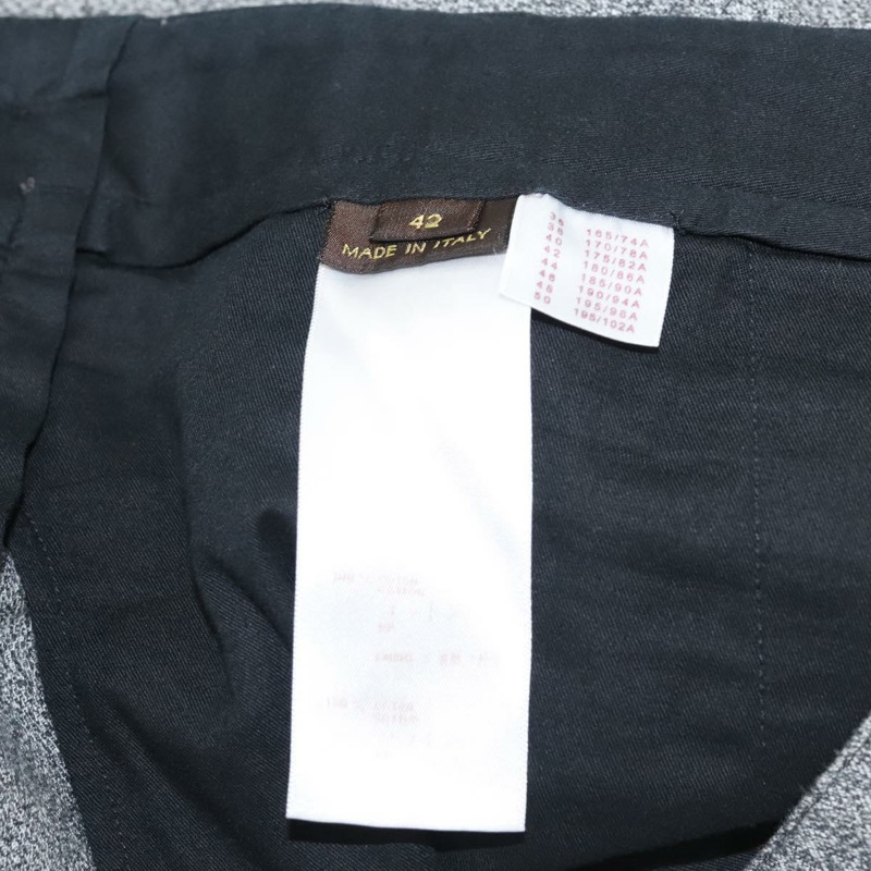 【日本直送】LOUIS VUITTON 褲子 棉質 灰色 LV 授權 am8342-19