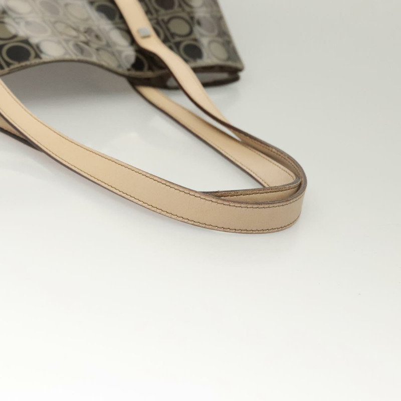 【日本直送】Salvatore Ferragamo 手袋乙烯基棕色正品 BA1920-6