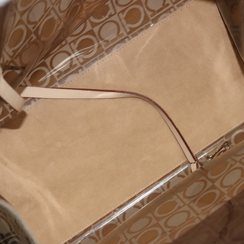 【日本直送】Salvatore Ferragamo 手袋乙烯基棕色正品 BA1920-10