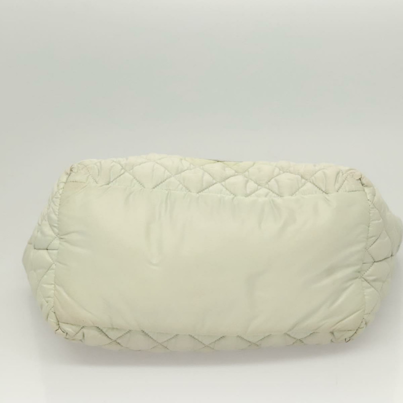 【日本直送】香奈兒 Cococoon 手提包 尼龍 灰色 銀色 CC 標誌 正品 123385-4