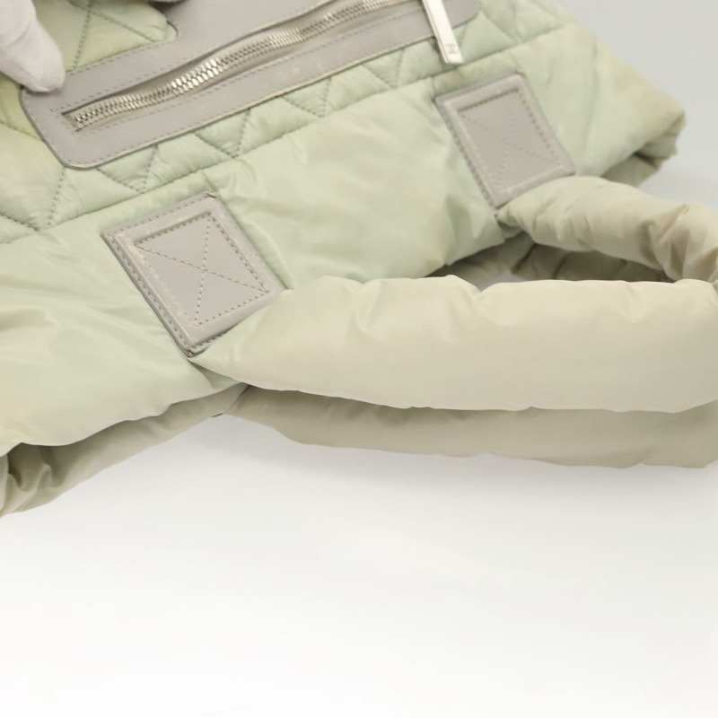 【日本直送】香奈兒 Cococoon 手提包 尼龍 灰色 銀色 CC 標誌 正品 123385-5