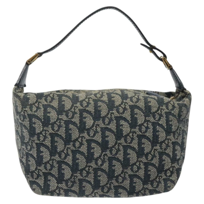 【日本直送】Christian Dior Trotter 帆布手提包 海軍藍金色 正品 124428-1