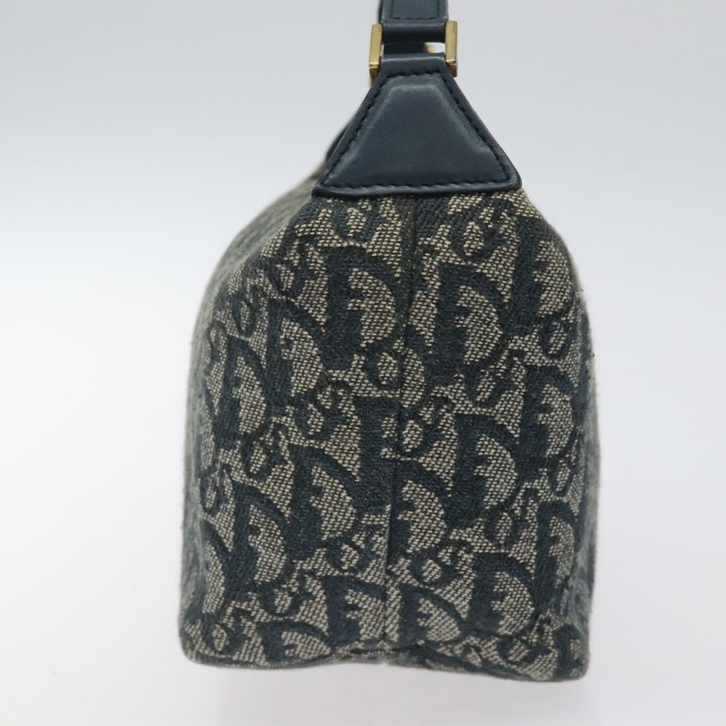 【日本直送】Christian Dior Trotter 帆布手提包 海軍藍金色 正品 124428-2