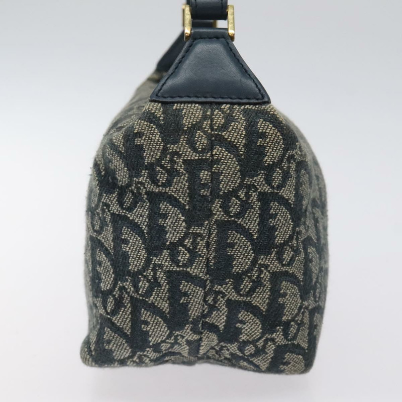 【日本直送】Christian Dior Trotter 帆布手提包 海軍藍金色 正品 124428-3