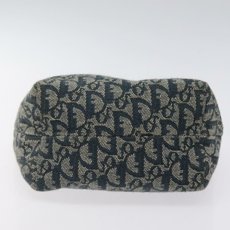 【日本直送】Christian Dior Trotter 帆布手提包 海軍藍金色 正品 124428-4