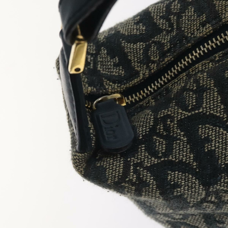 【日本直送】Christian Dior Trotter 帆布手提包 海軍藍金色 正品 124428-9