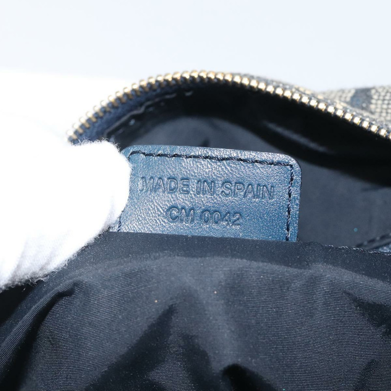 【日本直送】Christian Dior Trotter 帆布手提包 海軍藍金色 正品 124428-11