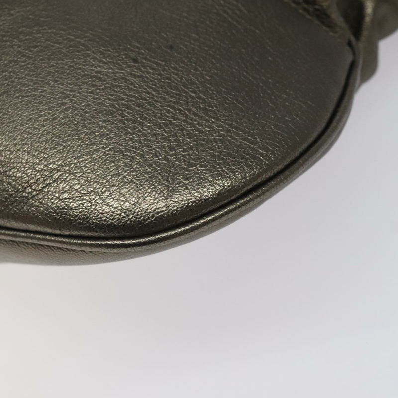 【日本直送】Salvatore Ferragamo Gancini 手提包 皮革 銀色 正品 123071-14