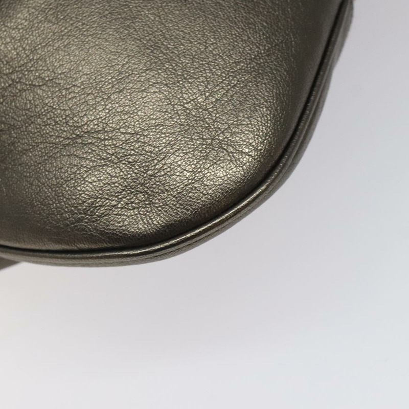 【日本直送】Salvatore Ferragamo Gancini 手提包 皮革 銀色 正品 123071-15