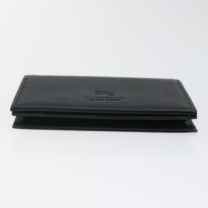 【日本直送】BURBERRY 卡夾 皮革 黑色 正品 123072-5