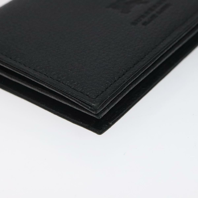 【日本直送】BURBERRY 卡夾 皮革 黑色 正品 123072-13