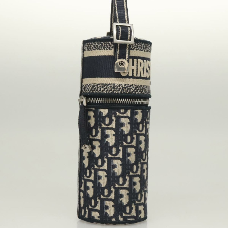 【日本直送】Christian Dior Oblique 香水盒配件包帆布海軍藍正品 124067-3