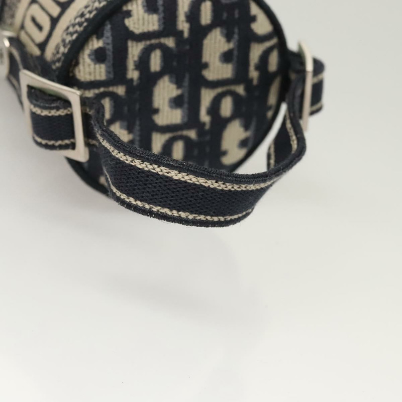 【日本直送】Christian Dior Oblique 香水盒配件包帆布海軍藍正品 124067-6