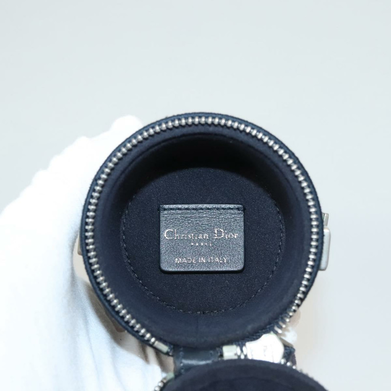 【日本直送】Christian Dior Oblique 香水盒配件包帆布海軍藍正品 124067-9