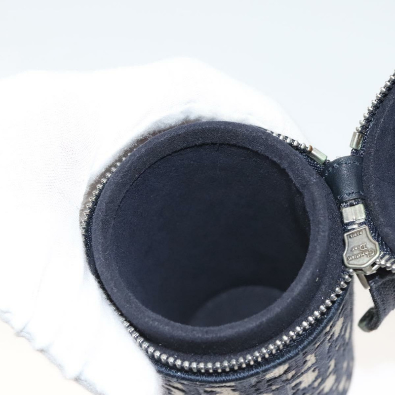 【日本直送】Christian Dior Oblique 香水盒配件包帆布海軍藍正品 124067-19