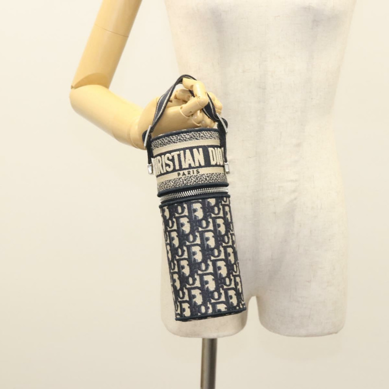 【日本直送】Christian Dior Oblique 香水盒配件包帆布海軍藍正品 124067-20