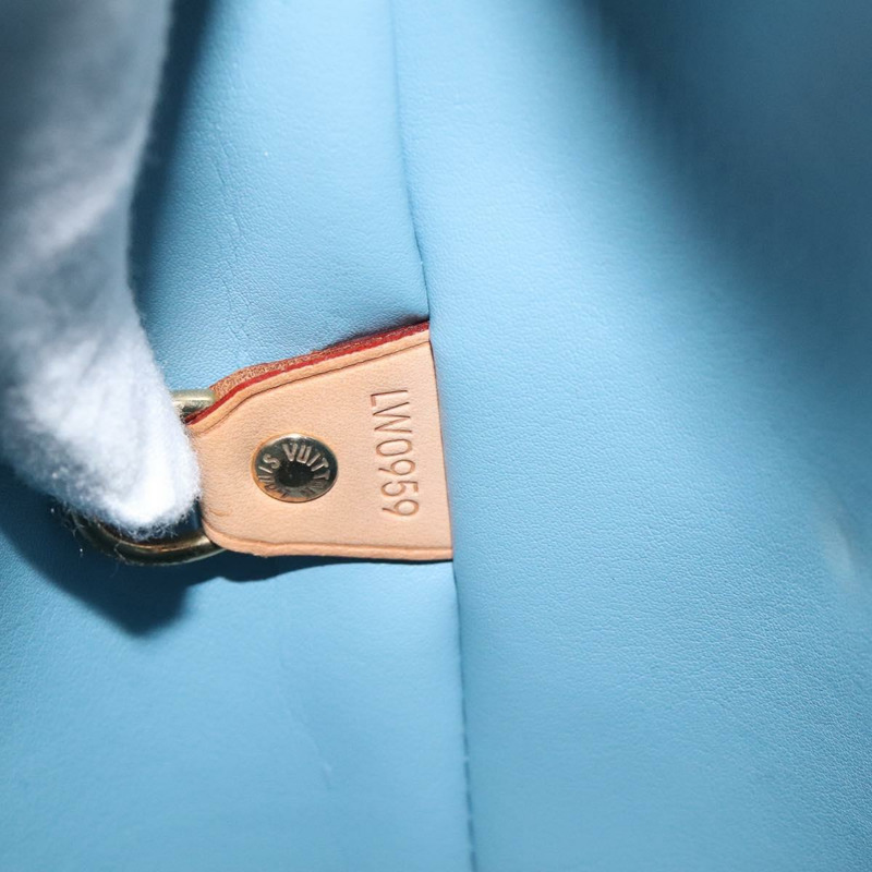 【日本直送】路易威登 Monogram Vernis Houston 手提包 淡藍色 M91005 LV 授權 125211-11