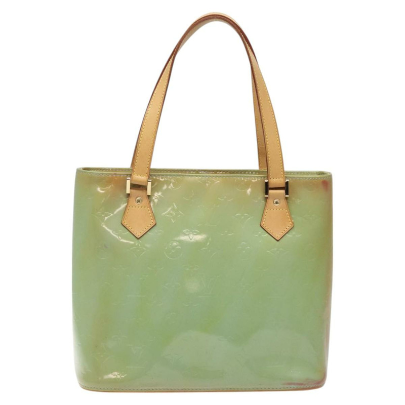 【日本直送】路易威登 Monogram Vernis Houston 手提包 淡藍色 M91005 LV 授權 125211-12