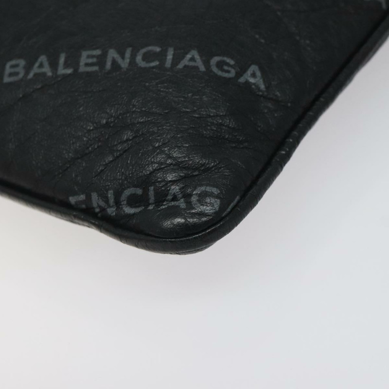 【日本直送】BALENCIAGA 手拿包 皮革 黑色 506794 正品 hk2621-6