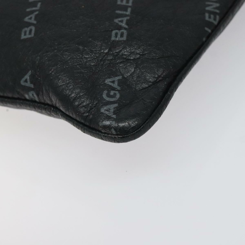 【日本直送】BALENCIAGA 手拿包 皮革 黑色 506794 正品 hk2621-13