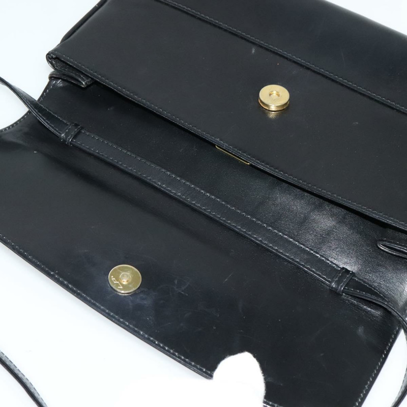 【日本直送】BALLY 肩背包 皮革 黑色 金色 正品 BA2261-9