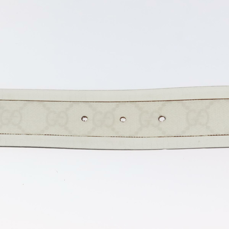 【日本直送】GUCCI 互扣式 GG Supreme 腰帶 PVC 35.4 吋 白色 142930 正品 hk2653-8