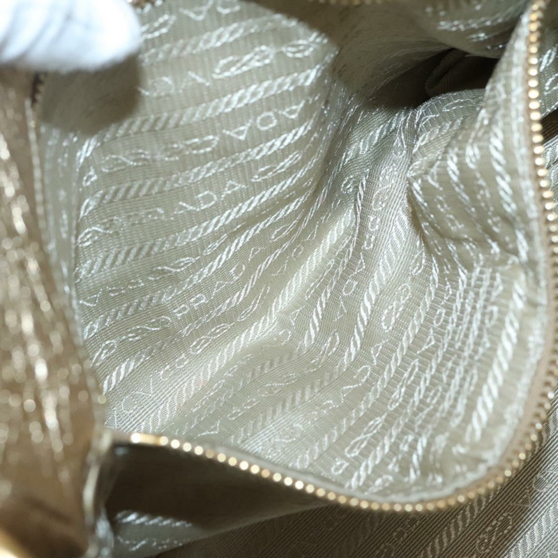 【日本直送】PRADA 單肩包 皮革 金色 正品 125408-21
