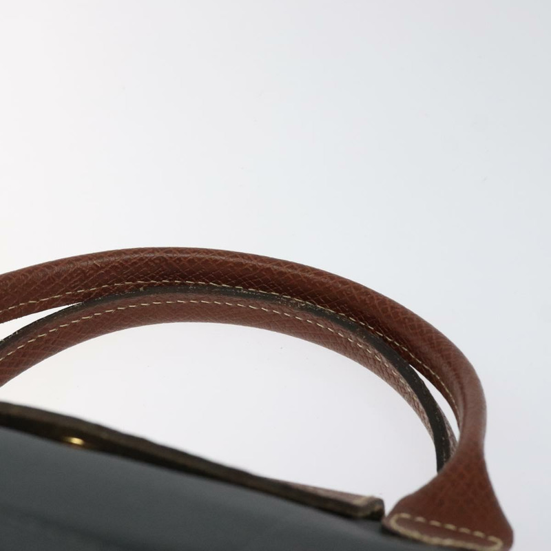 【日本直送】LONGCHAMP 手提包 尼龍皮革 灰色 金色 正品 124565-7