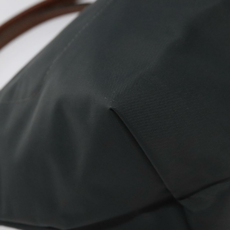 【日本直送】LONGCHAMP 手提包 尼龍皮革 灰色 金色 正品 124565-15