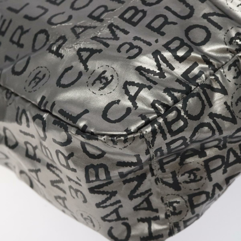 【日本直送】香奈兒 Unlimited 肩背包 尼龍 銀色 CC Auth 123569-13