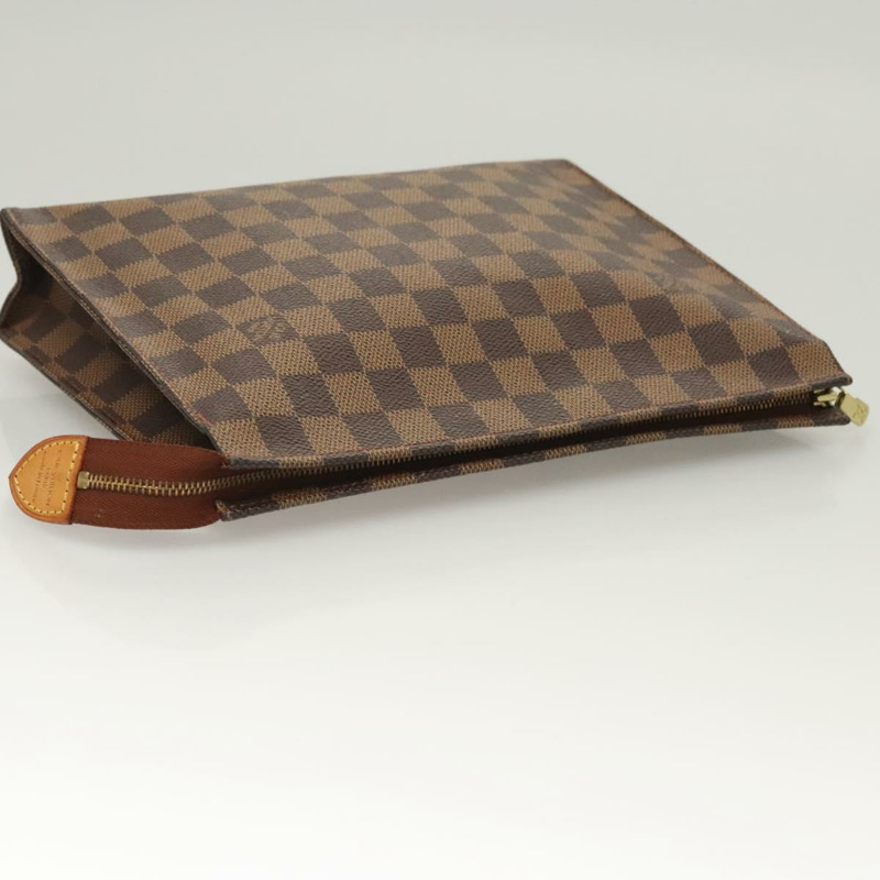【日本直送】路易威登 Damier Ebene Poche 廁所 26 袋 N47543 LV 正品 MX437-4