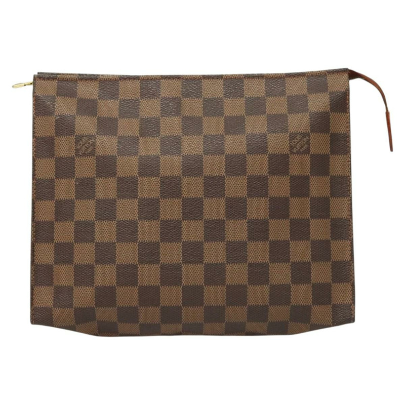 【日本直送】路易威登 Damier Ebene Poche 廁所 26 袋 N47543 LV 正品 MX437-12
