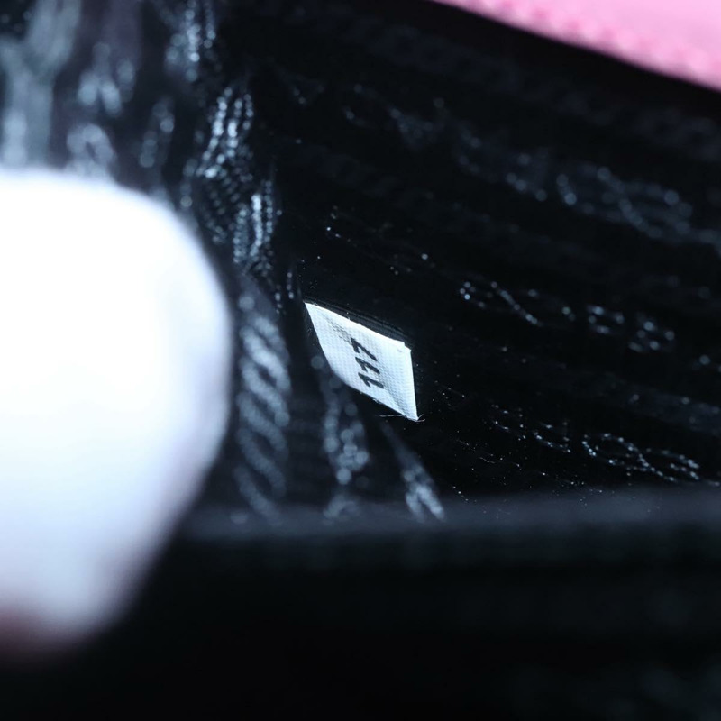 【日本直送】PRADA 粉紅色金色皮革肩背包 正品 124811-11