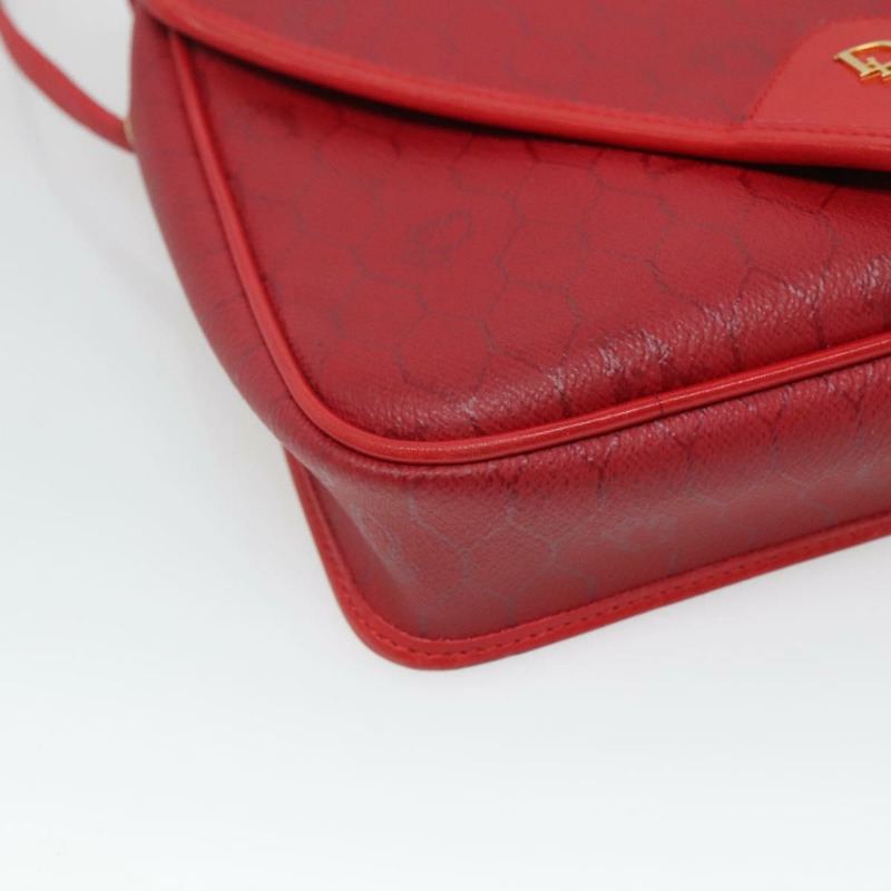 【日本直送】Christian Dior 單肩包 PVC 紅金 Authentic 124681-10