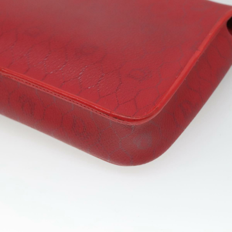 【日本直送】Christian Dior 單肩包 PVC 紅金 Authentic 124681-11