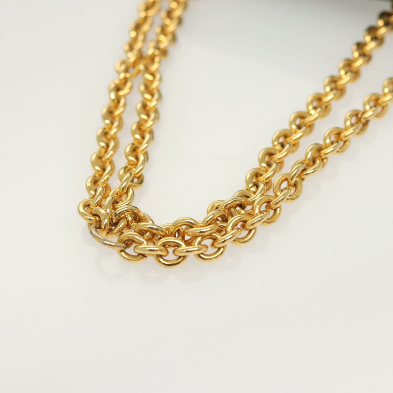 【日本直送】CELINE 鏈條手提包 絨面革 綠色 金色 正品 BD2160-6