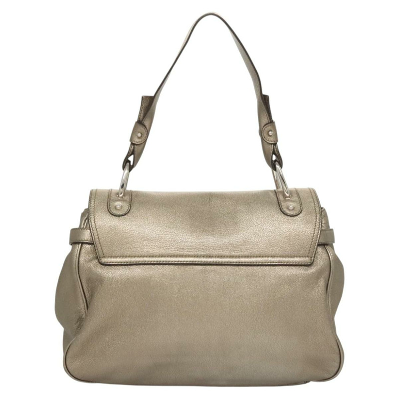 【日本直送】Salvatore Ferragamo Gancini 包款皮革香檳金銀色正品 BD2047-1