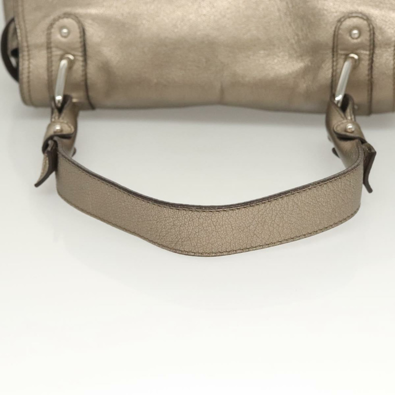【日本直送】Salvatore Ferragamo Gancini 包款皮革香檳金銀色正品 BD2047-6