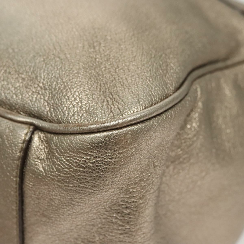 【日本直送】Salvatore Ferragamo Gancini 包款皮革香檳金銀色正品 BD2047-15