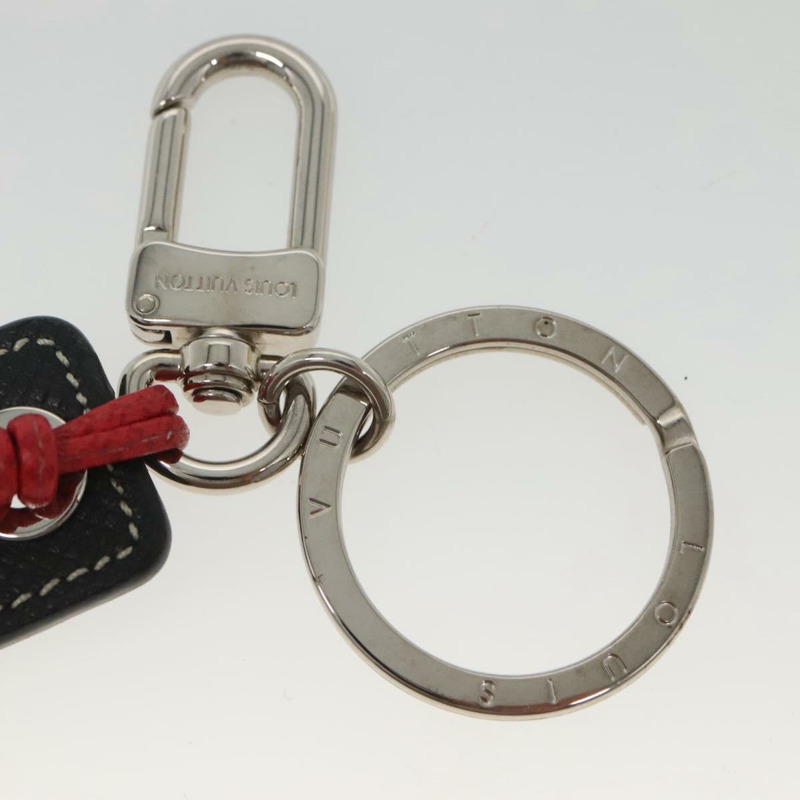 【日本直送】路易威登 Taiga Porte Cles Tab LV Alps Charm 黑色 M63771 LV Auth bs26195-4