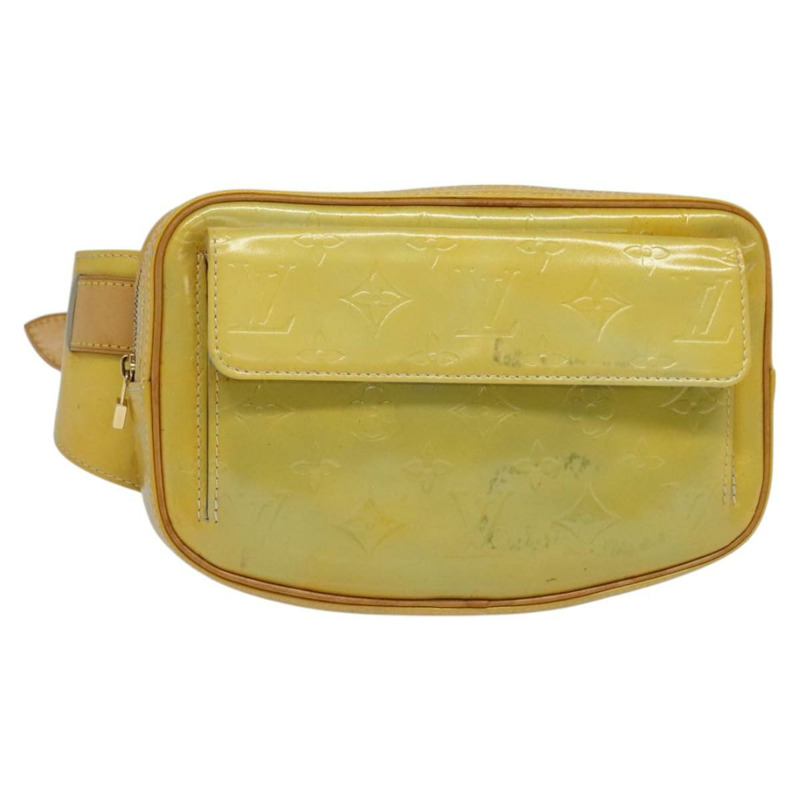 【日本直送】LOUIS VUITTON Monogram Vernis Fulton 腰包 灰色 M91041 LV 授權 125601-0