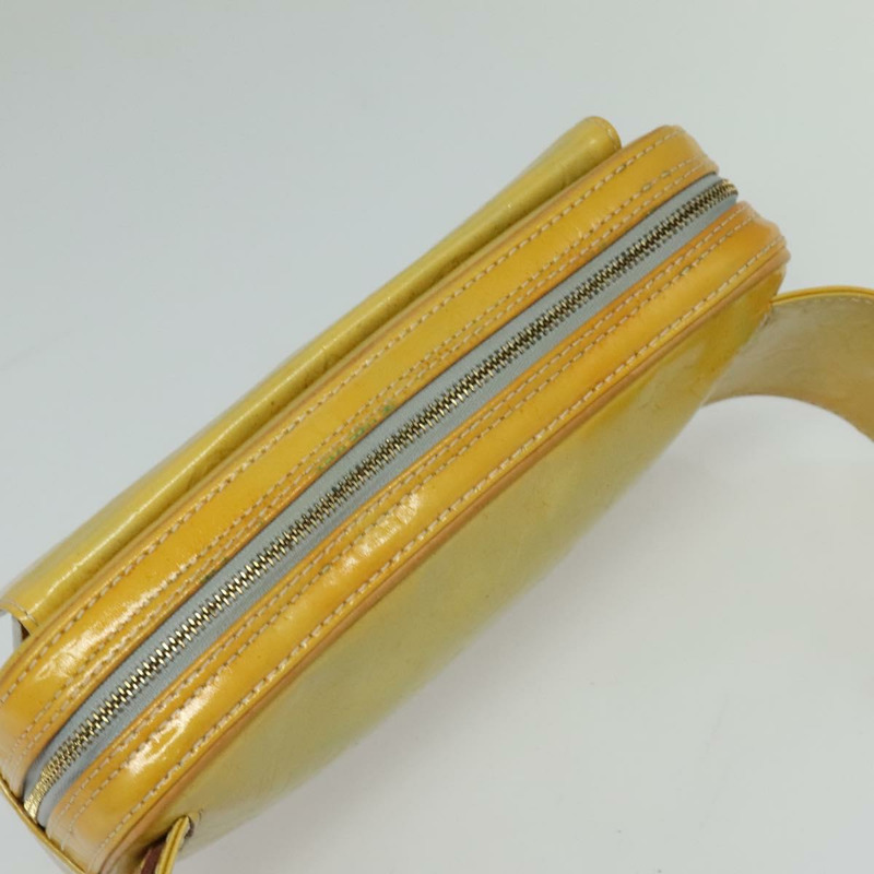 【日本直送】LOUIS VUITTON Monogram Vernis Fulton 腰包 灰色 M91041 LV 授權 125601-5