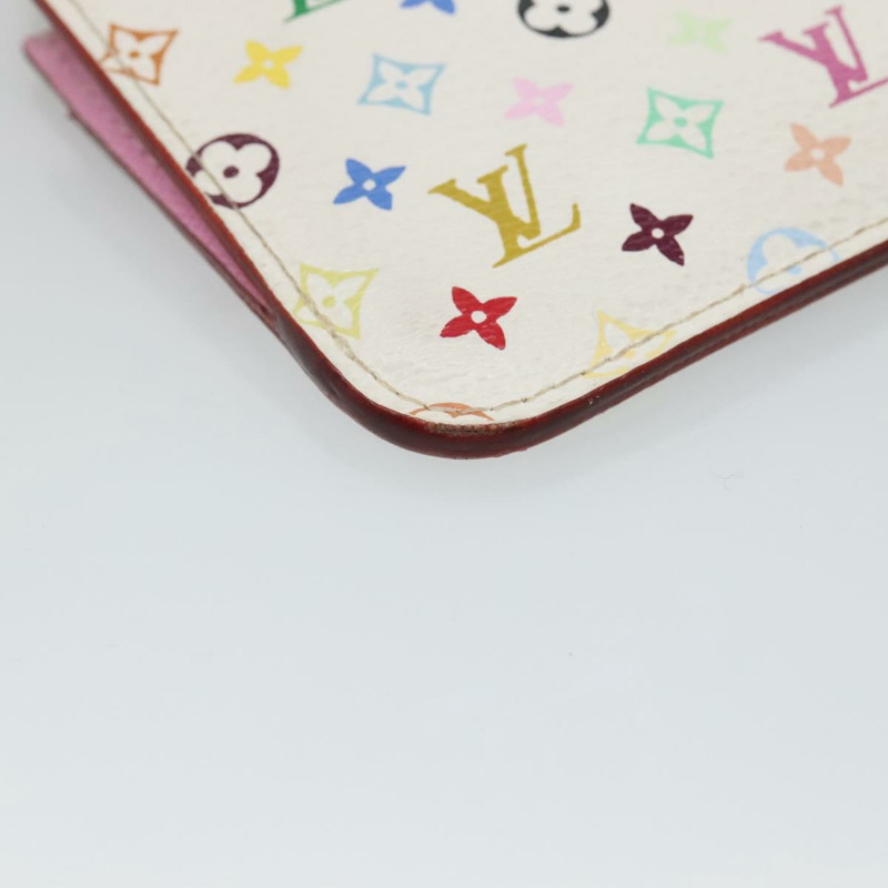 【日本直送】路易威登 Monogram 多色 Pochette Cles NM 白色 M93734 LV 授權 BD2068-13