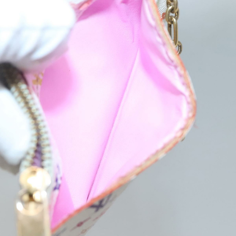【日本直送】路易威登 Monogram 多色 Pochette Cles NM 白色 M93734 LV 授權 BD2068-18