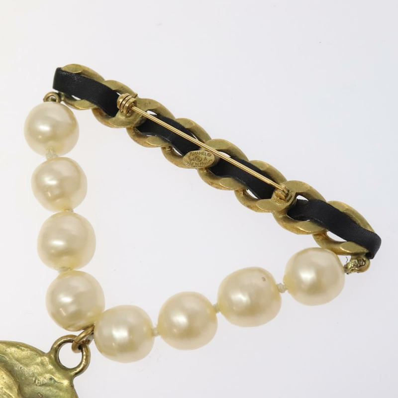 【日本直送】香奈兒胸針金屬金 CC 正品 bs26226-4